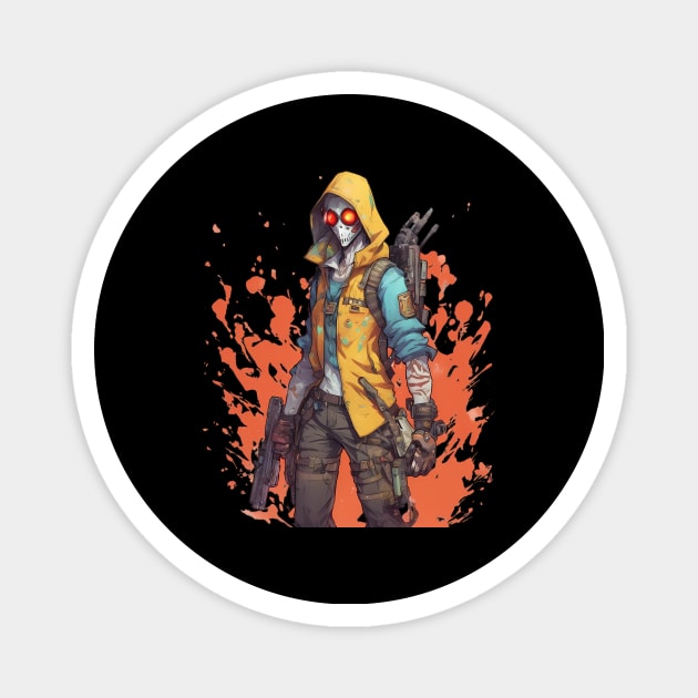 killer hitman Magnet by animegirlnft